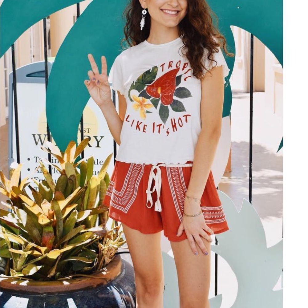 Sage the Label Tropic Graphic Tee | Small